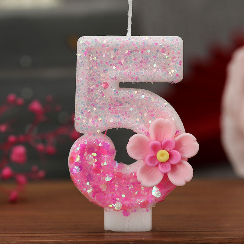 Vela Flor Pink