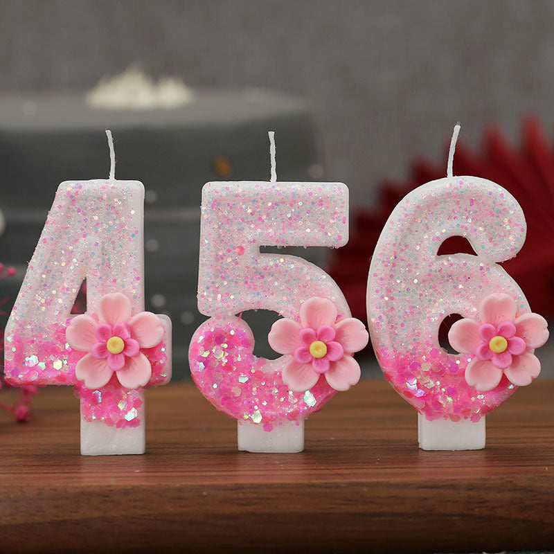 Vela Flor Pink