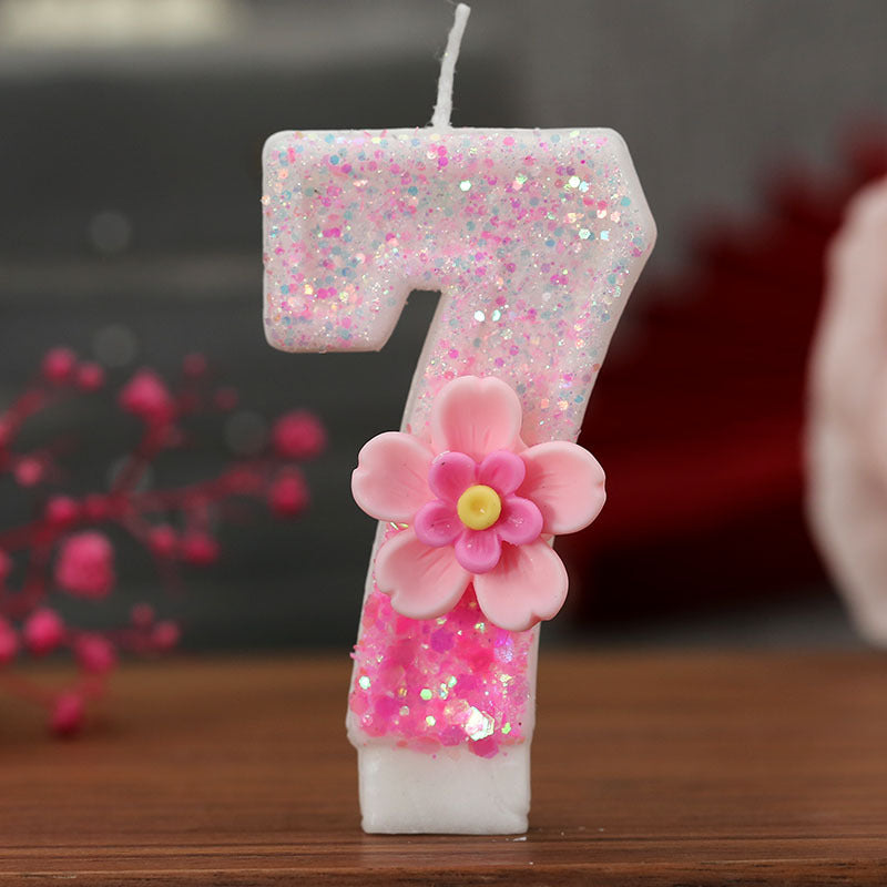 Vela Flor Pink