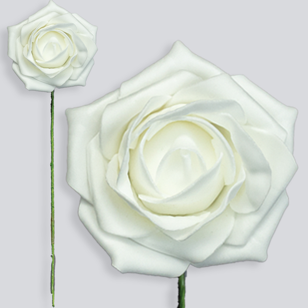Rosa con tallo
