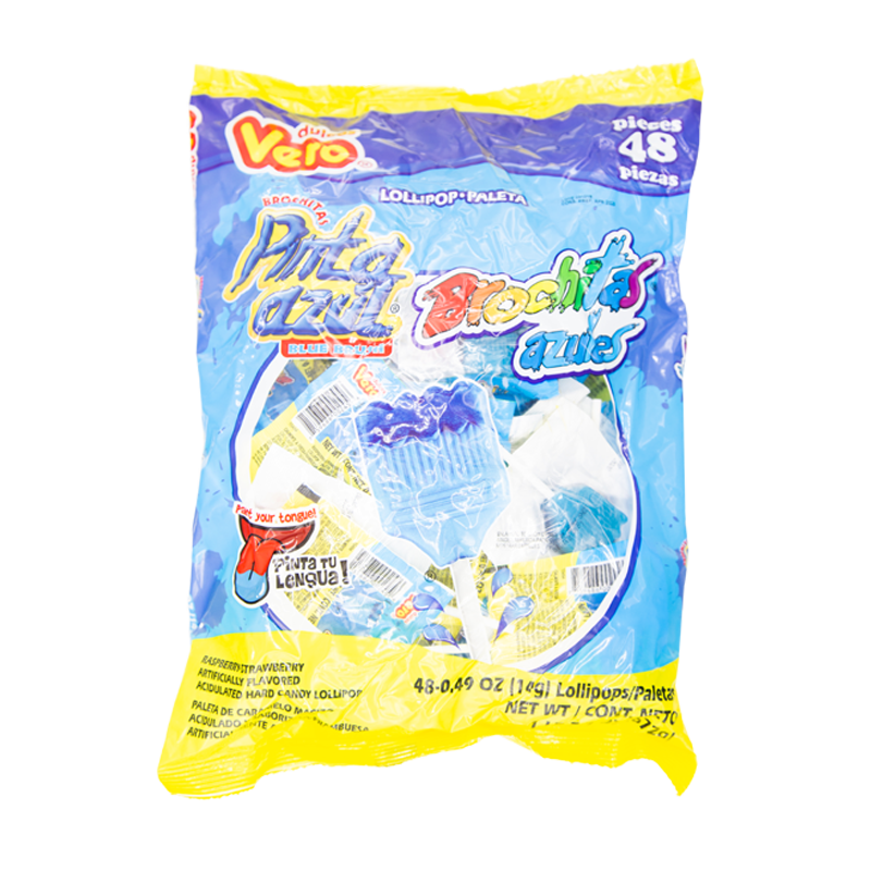 Paletas Brochitas Azul