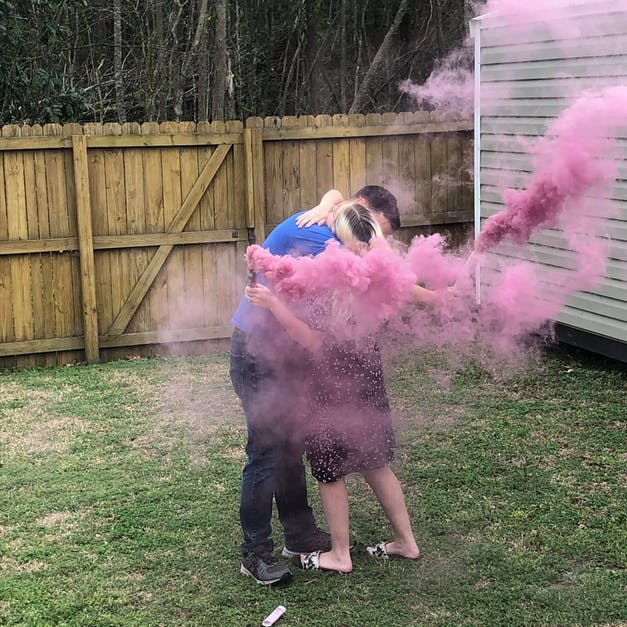 Gender Reveal Smoke Bomb