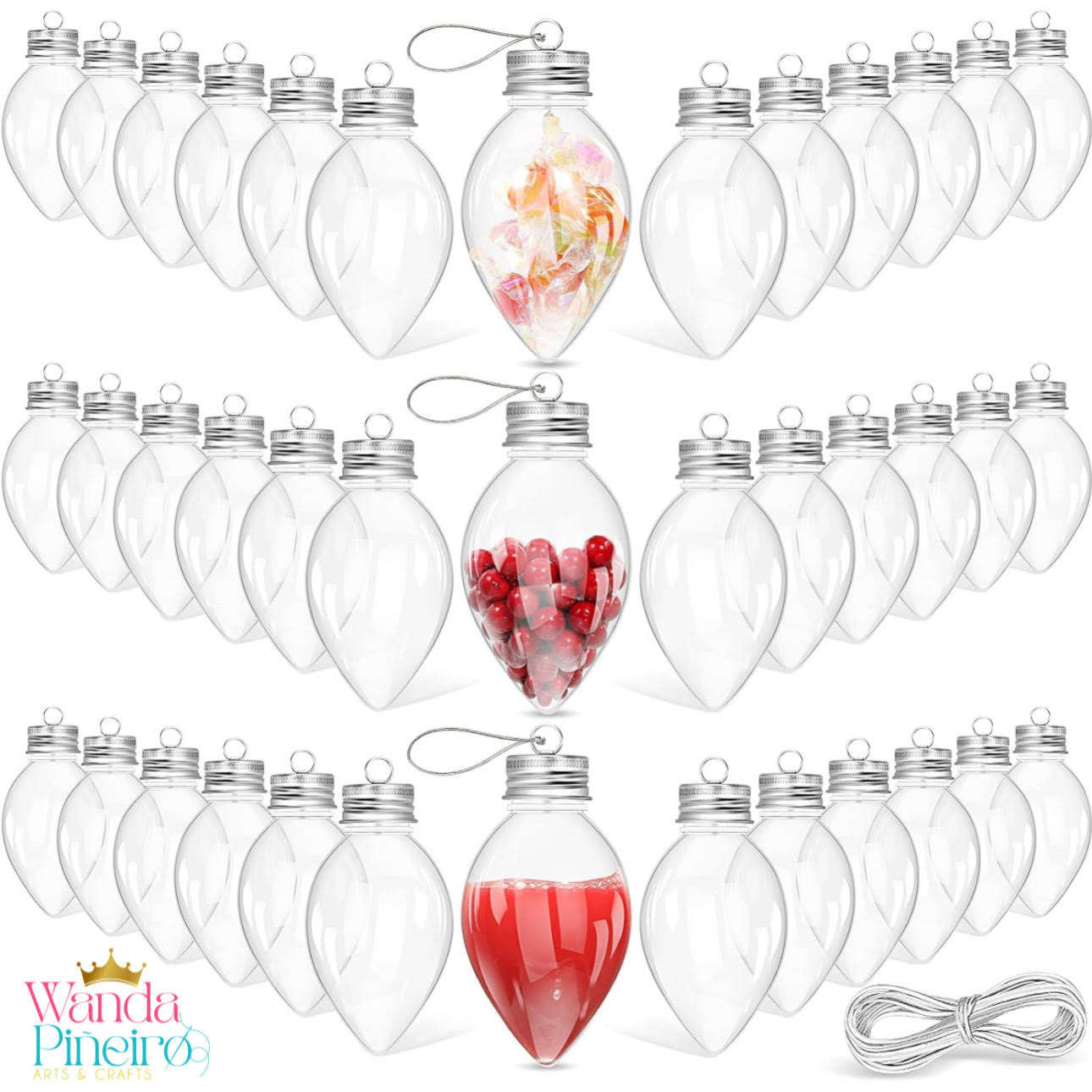 Ornamento Navidad Bombilla