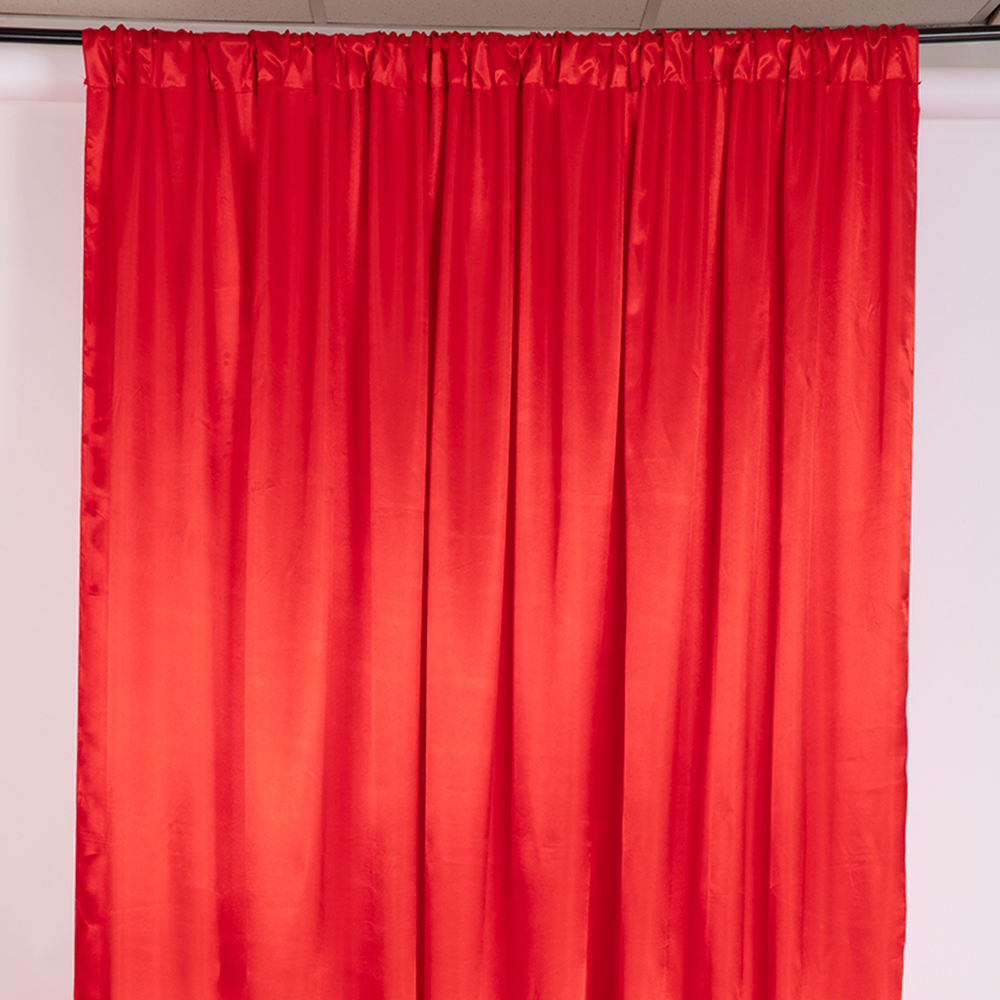 SATIN BACKDROP CURTAIN