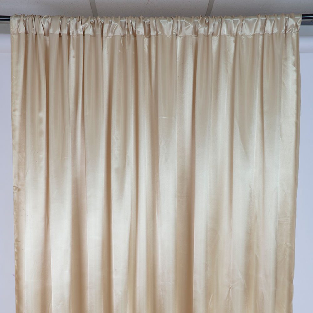 SATIN BACKDROP CURTAIN