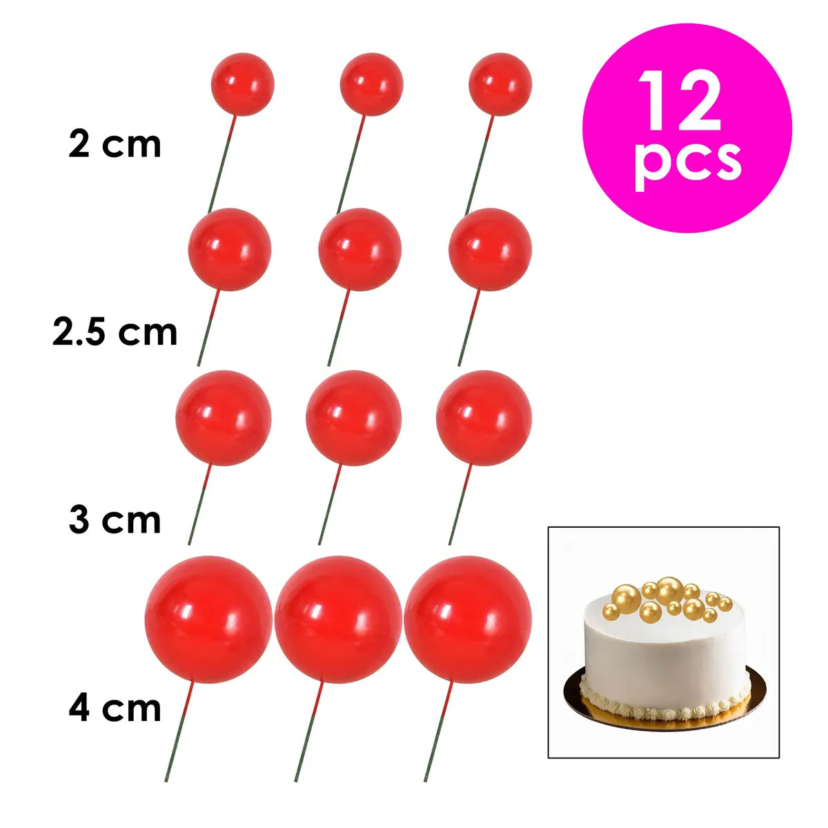 Cake Balls Toppers