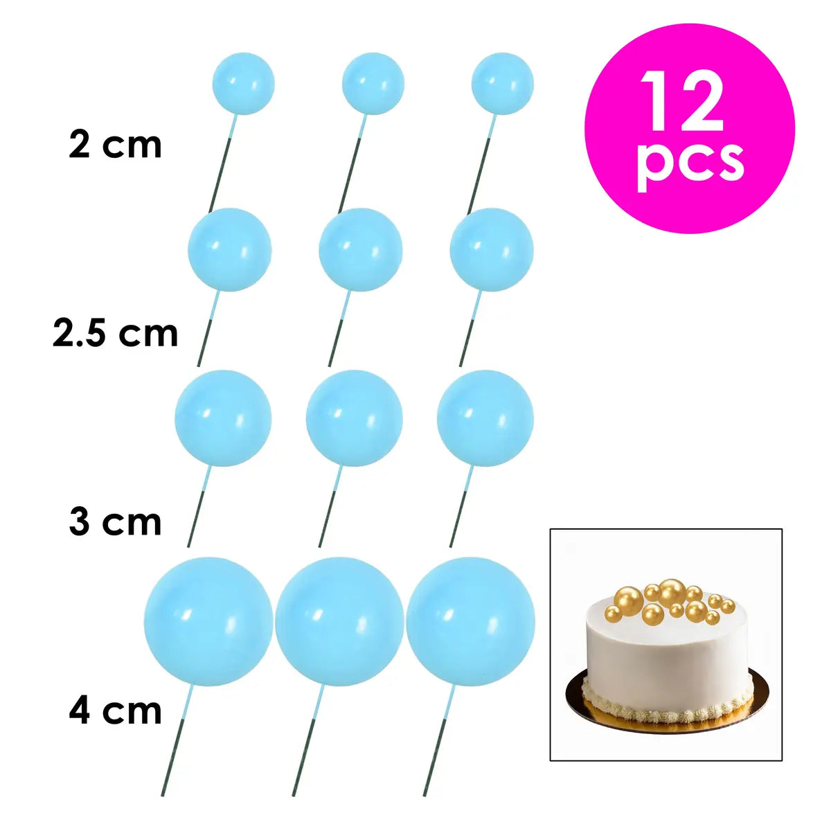 Cake Balls Toppers