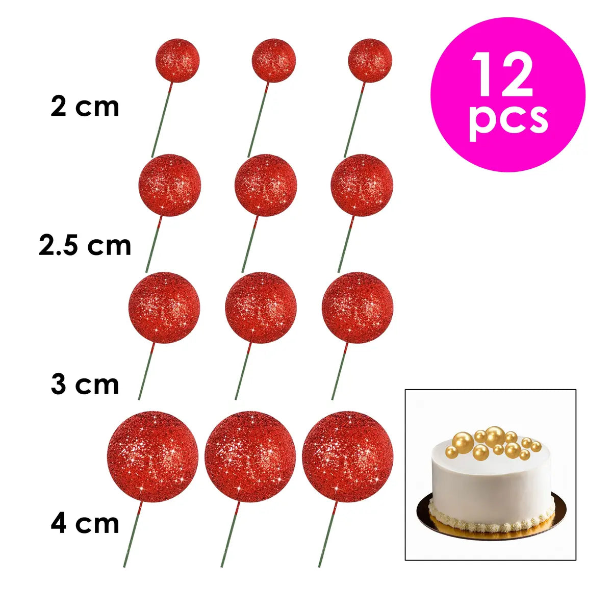 Cake Balls Toppers