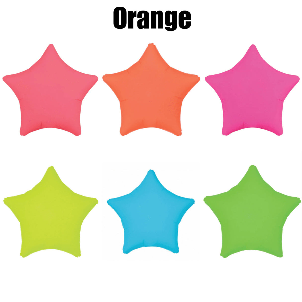 Globos Estrellas Neón