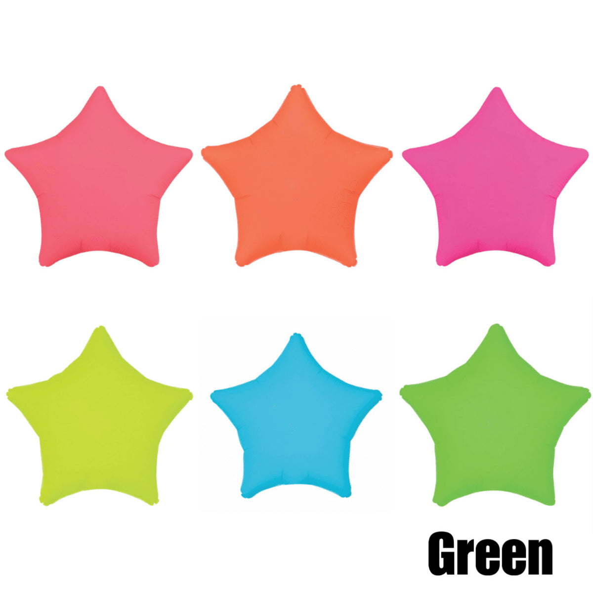 Globos Estrellas Neón
