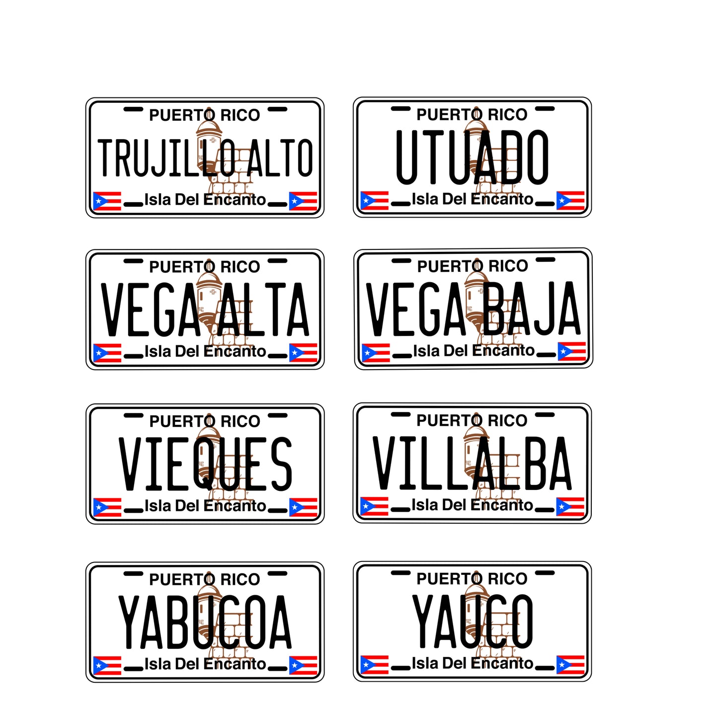 Tablillas Municipios PR