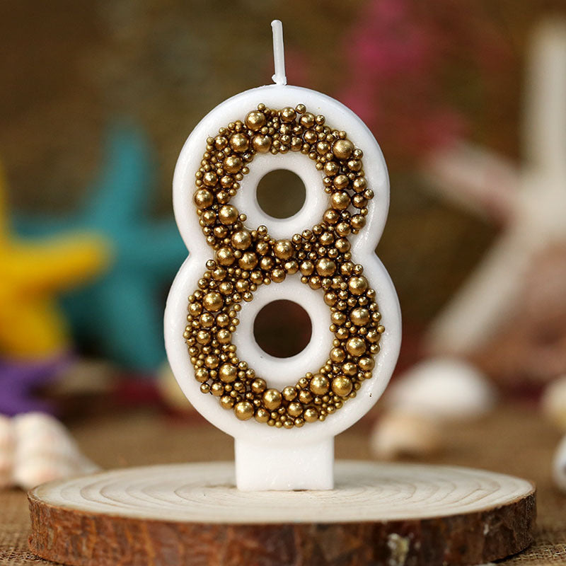 Vela White/Gold Pearls