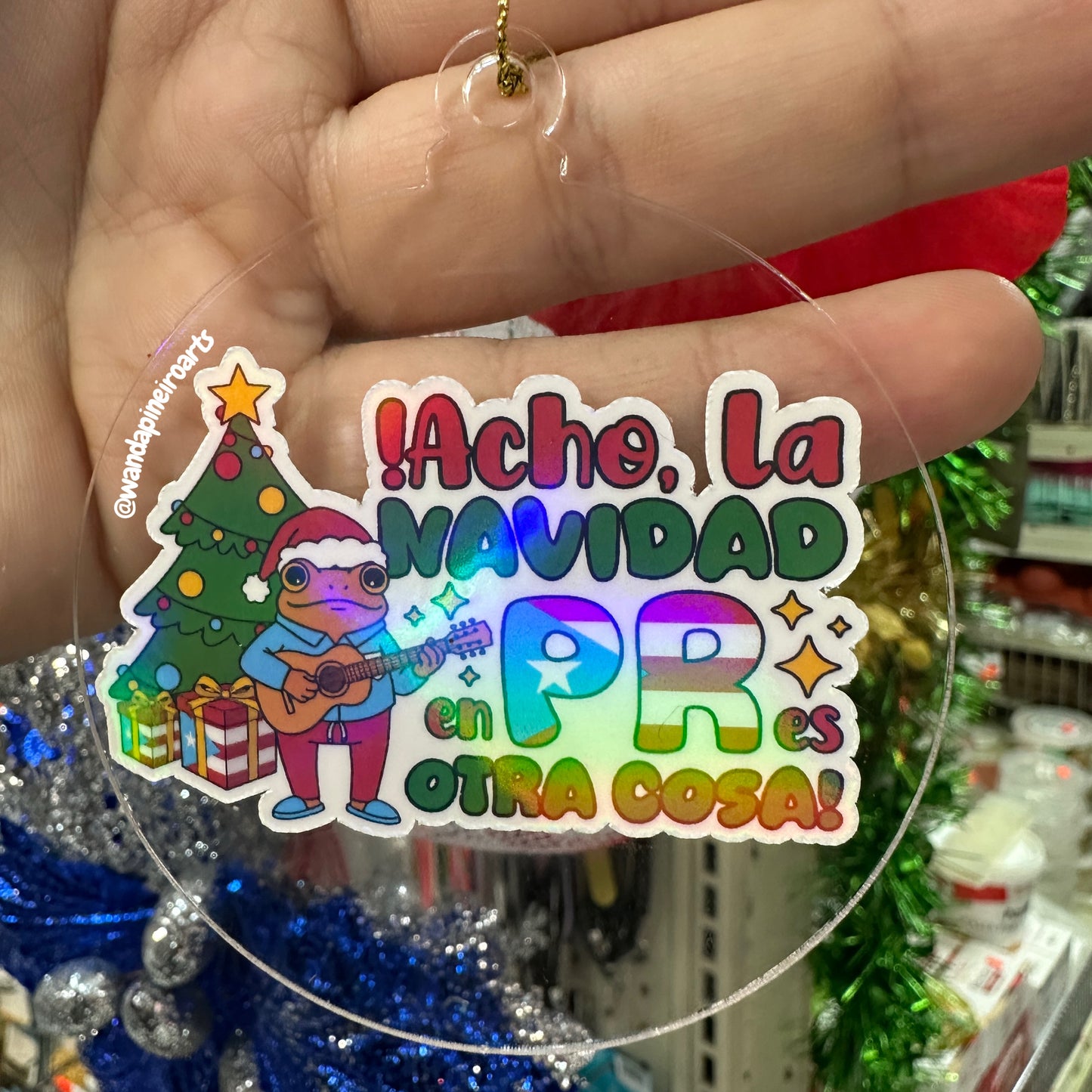 Ornamento Acrílico Puerto Rico