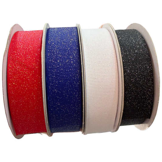 Grossgrain Glitter 7/8"