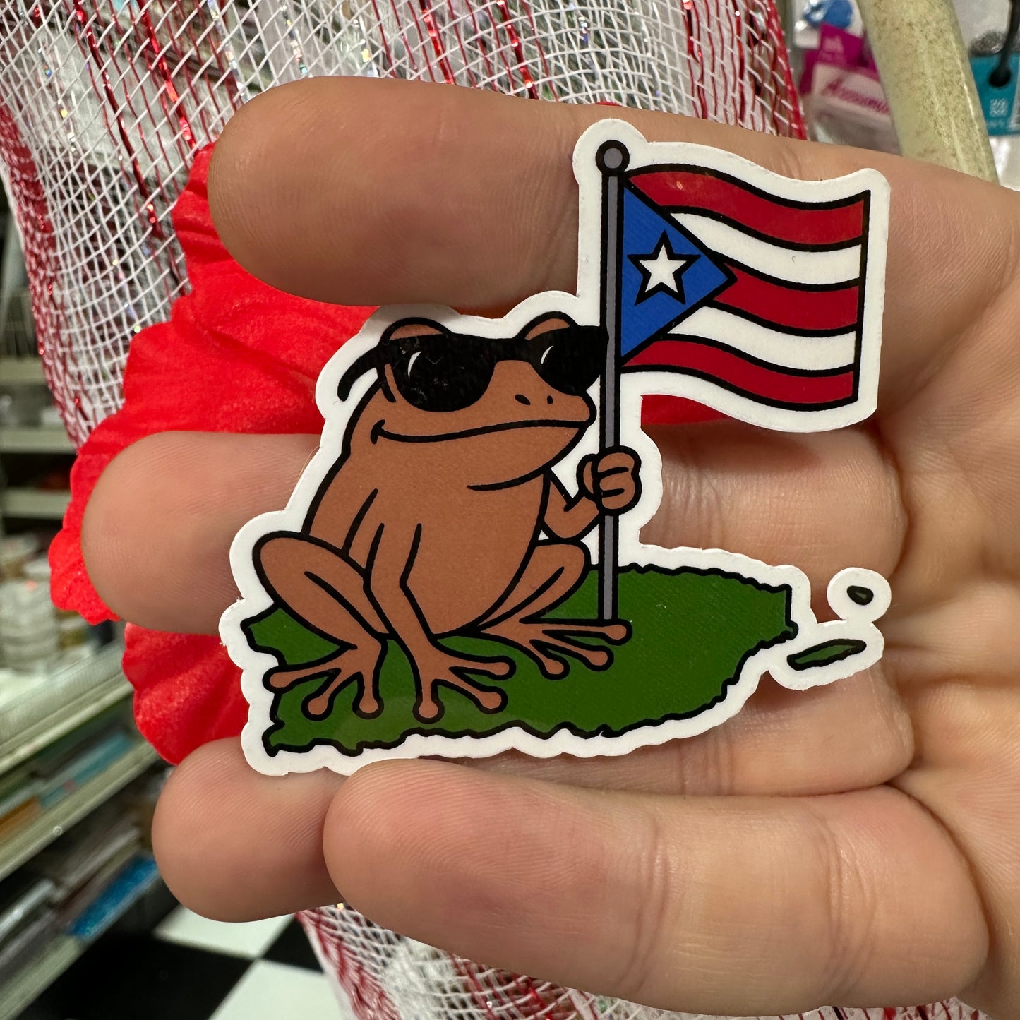 Coqui Mapa-Bandera