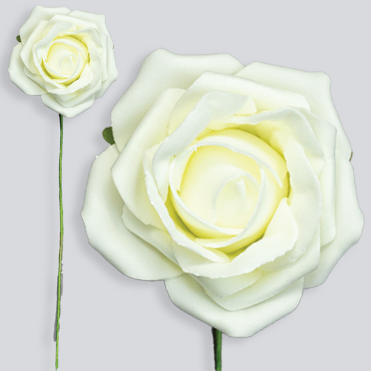 Rosa con tallo