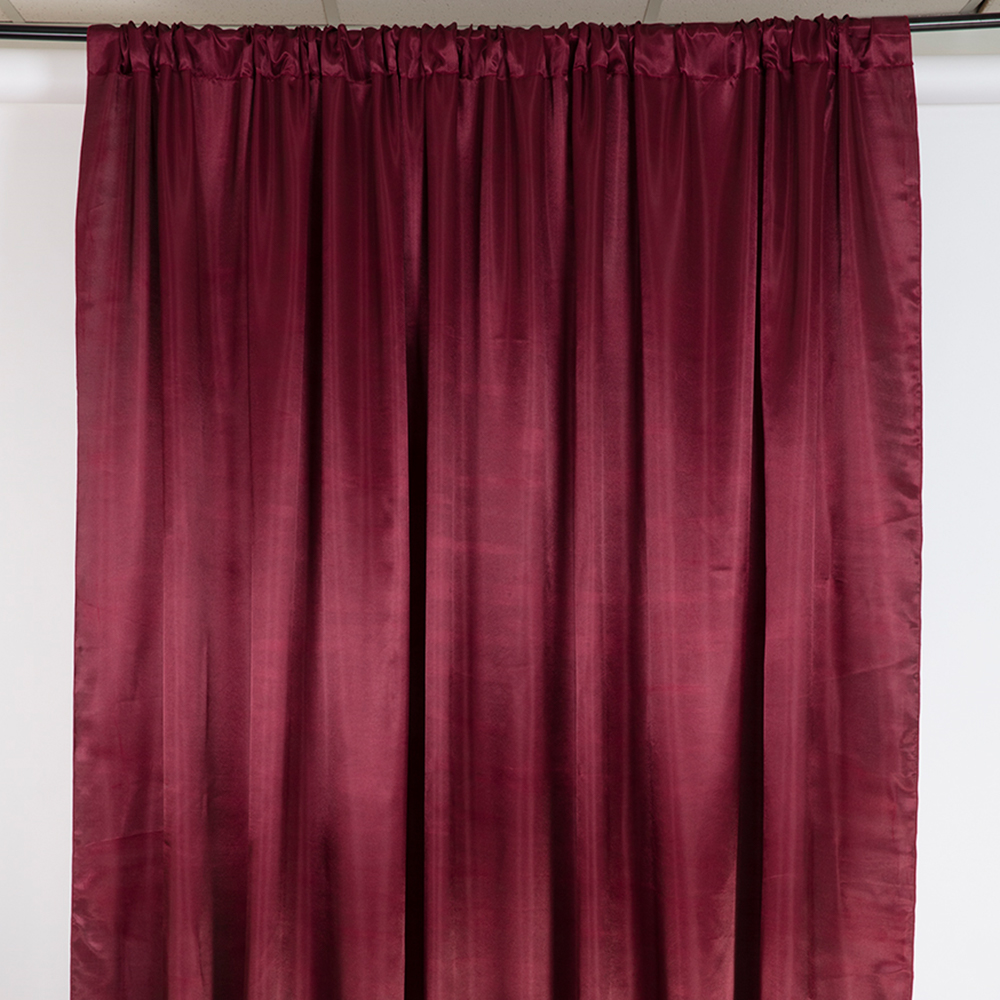 SATIN BACKDROP CURTAIN